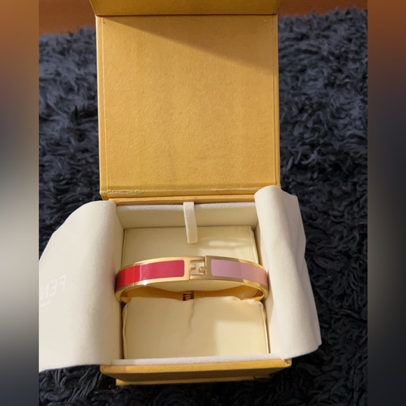 Fendi Bicolour Enamel Bracelet - Picture 9 of 9